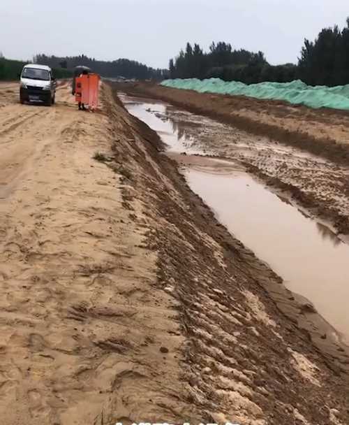 烟台福山区河道降水